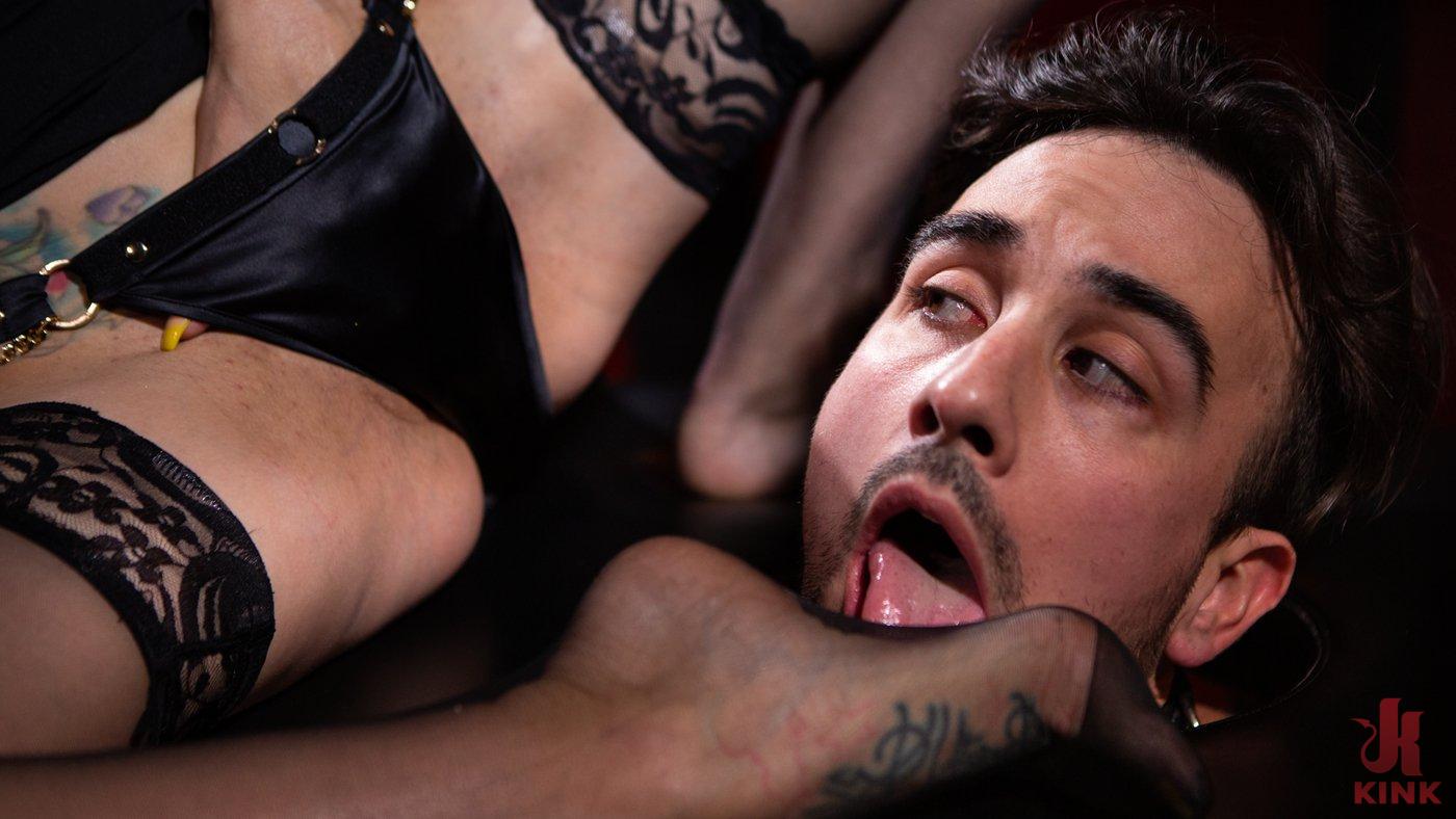 Photo number 5 from The House Slave: Gia DiMarco Brings Mason Lear Out to Play shot for Divine Bitches on Kink.com. Featuring Gia DiMarco and Mason Lear in hardcore BDSM & Fetish porn.