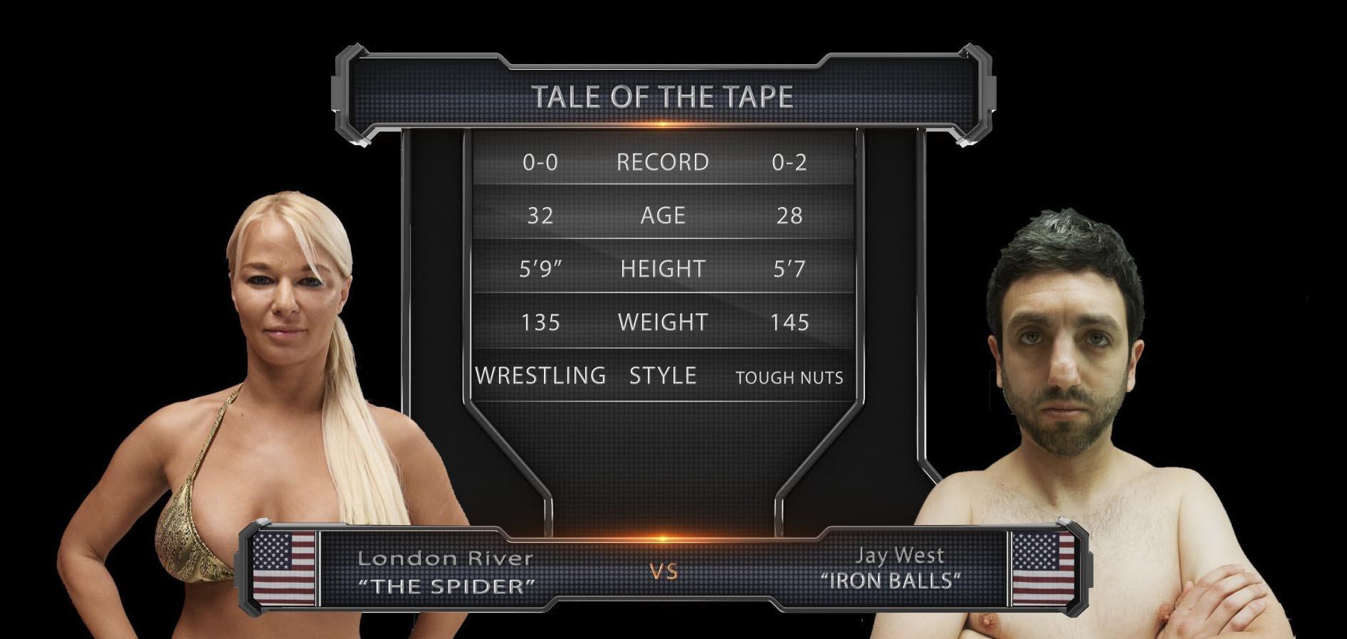 Photo number 9 from Beautiful Blonde Woman Destroys little man in Competitive wrestling shot for Evolved Fights on Kink.com. Featuring London River and Jay West in hardcore BDSM & Fetish porn.