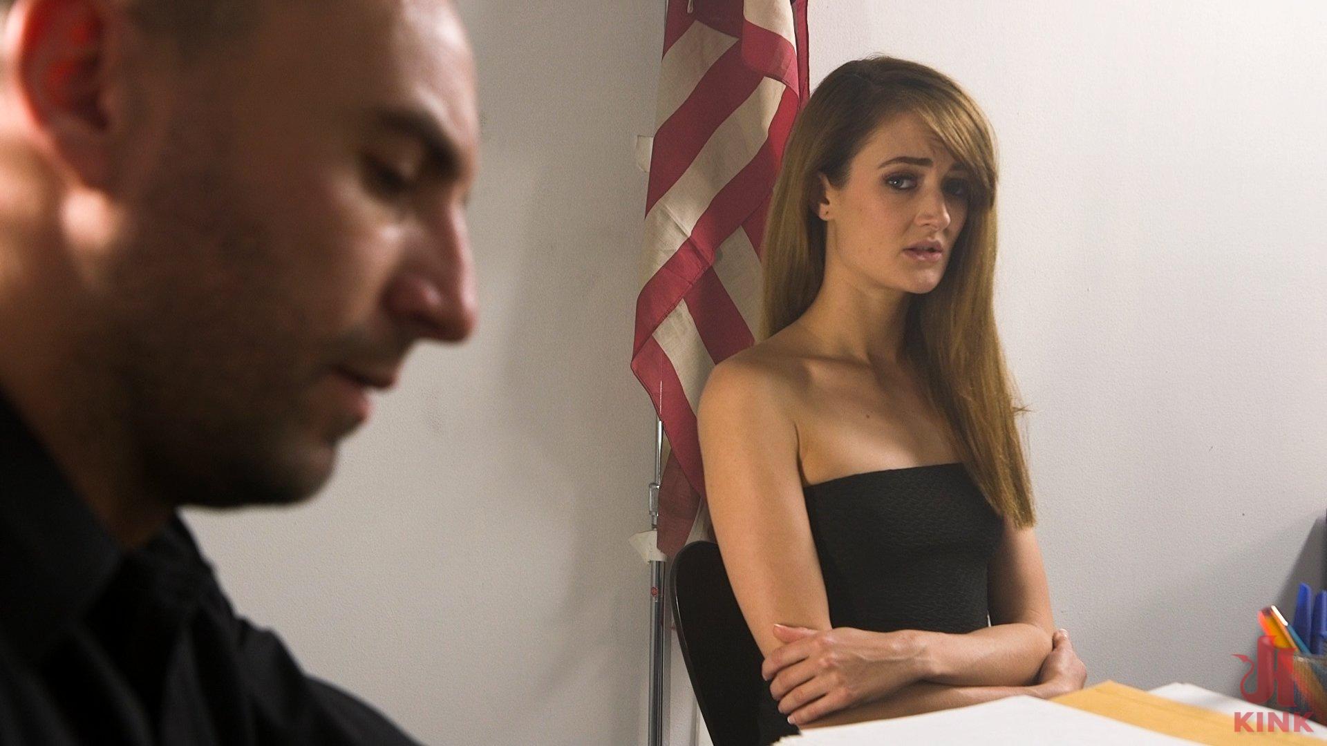 Photo number 17 from Legal Counsel: Zoe Sparx Trades Holes For Legal Representation shot for Sex And Submission on Kink.com. Featuring Stirling Cooper and Zoe Sparx in hardcore BDSM & Fetish porn.