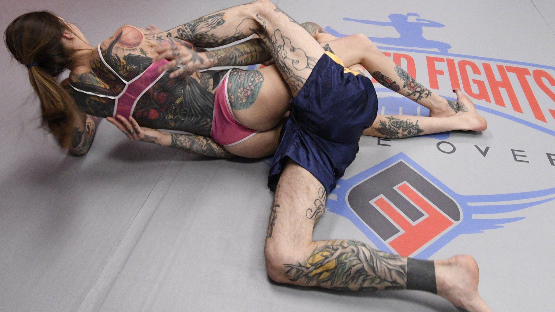 Photo number 3 from Beautiful 6'1 Super Model is Destroyed by Male Wrestler shot for Evolved Fights on Kink.com. Featuring Ruckus and Rocky Emerson in hardcore BDSM & Fetish porn.