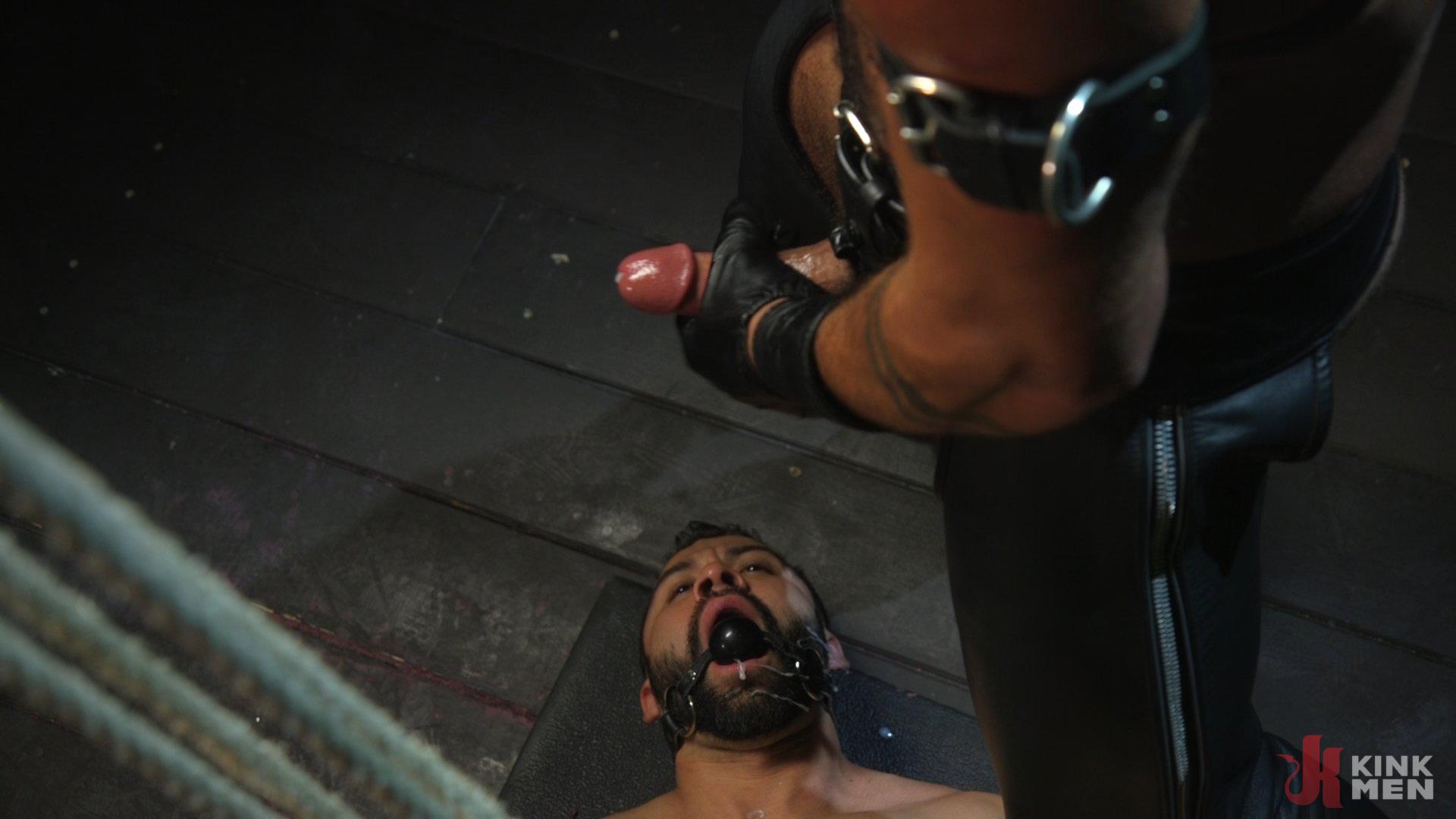 Photo number 9 from Franco Gets FUCKED: New Slave Flogged and Fucked by Sharok shot for Bound Gods on Kink.com. Featuring Sharok and Franco Nunez in hardcore BDSM & Fetish porn.