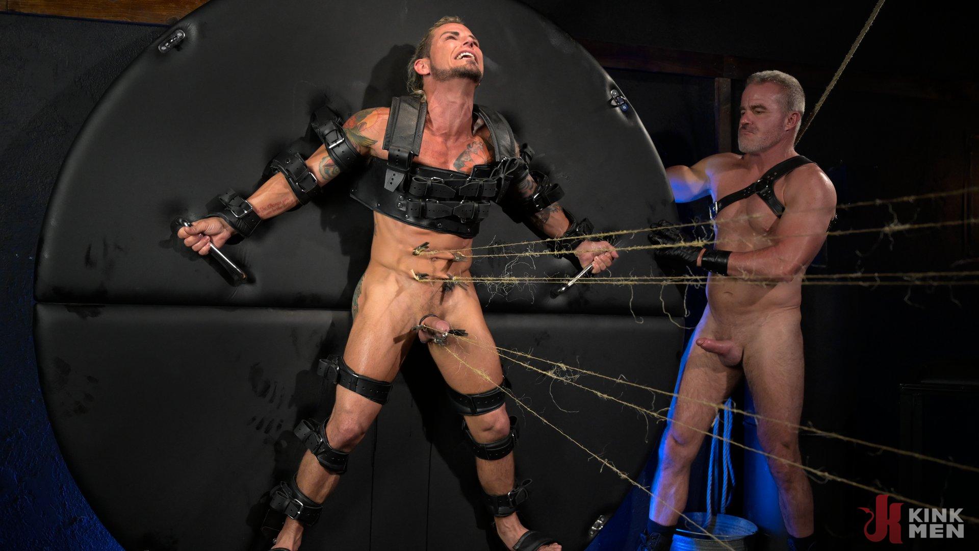 Photo number 17 from As You Wish: Archer Croft Pushed Hard by Daddy Dale Savage shot for Bound Gods on Kink.com. Featuring Dale Savage and Archer Croft in hardcore BDSM & Fetish porn.