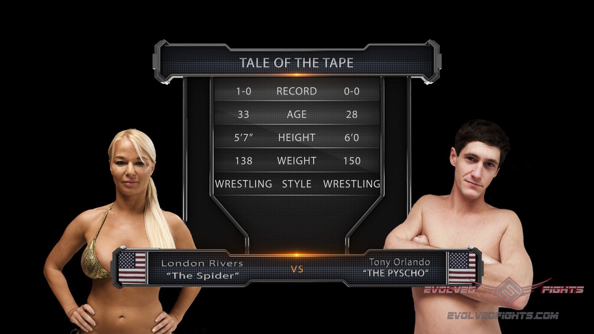 Photo number 18 from Beautiful Tall Blond Stripper Takes on Tall Nerd shot for Evolved Fights on Kink.com. Featuring London River and Tony Orlando in hardcore BDSM & Fetish porn.