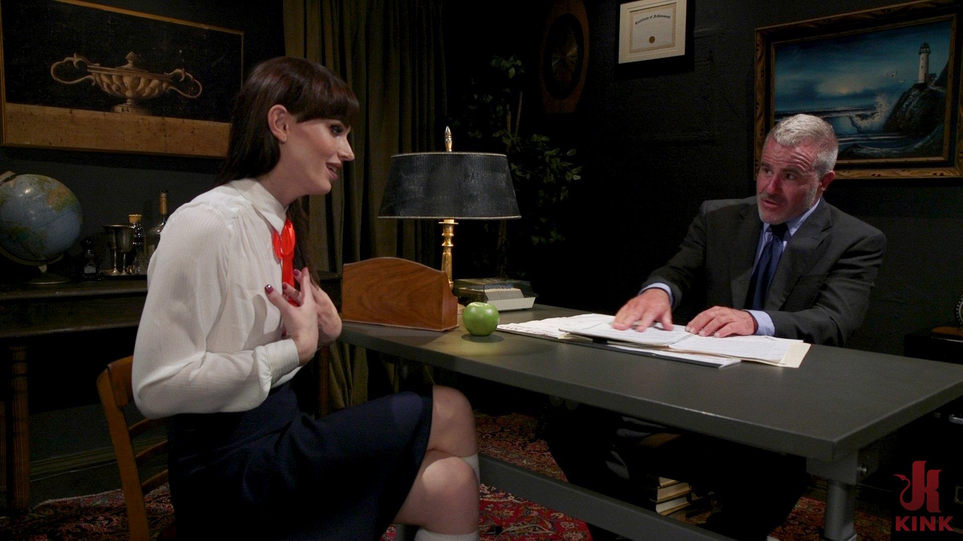 Photo number 0 from Schoolgirl Snitch: Natalie Mars Punished and Fucked by Headmaster shot for Kink Trans on Kink.com. Featuring Natalie Mars and Dale Savage in hardcore BDSM & Fetish porn.