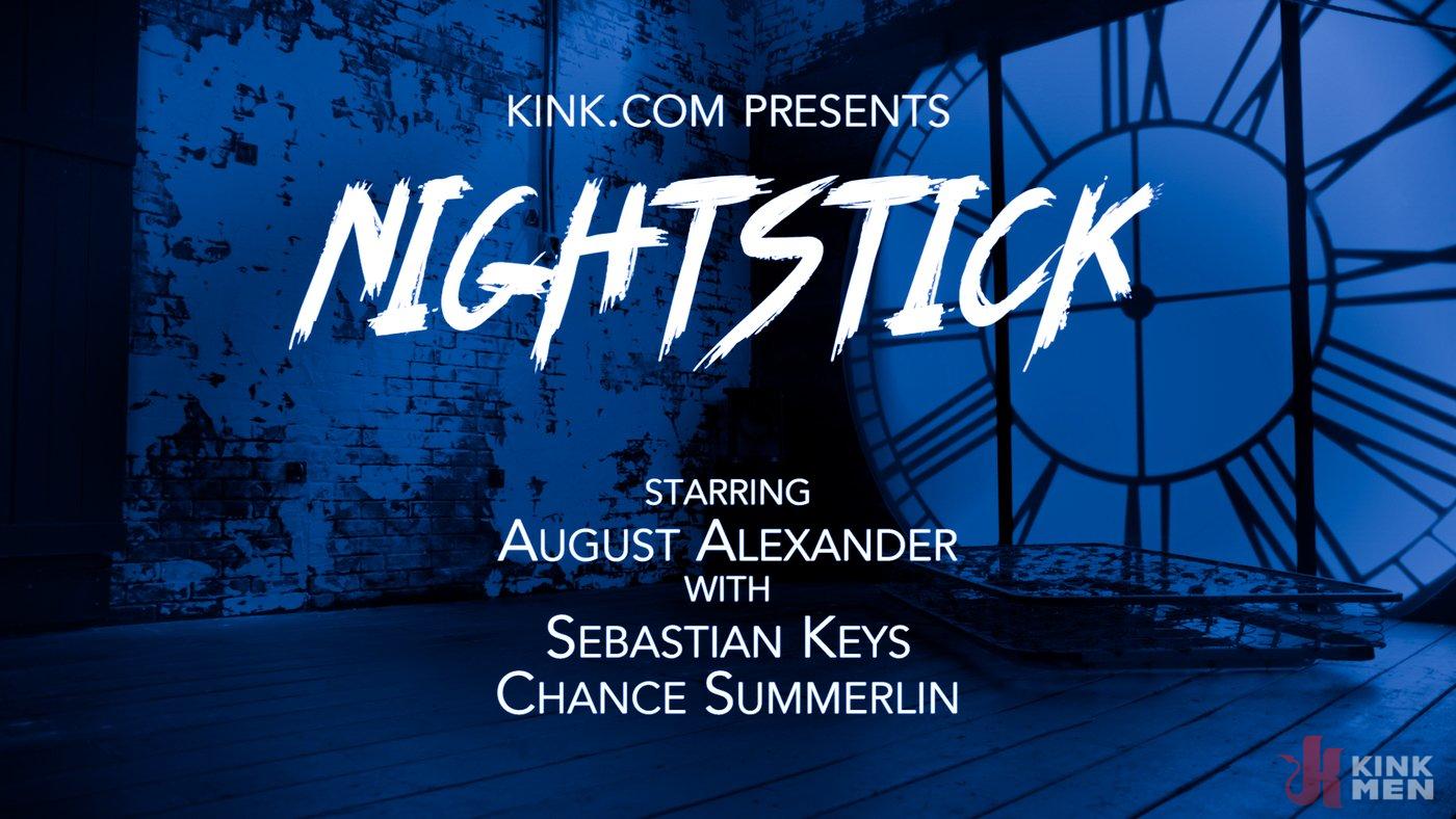 Photo number 0 from Nightstick: Thick Uncut Rookie Cop Gets Fucked With His Own Stick shot for Men On Edge on Kink.com. Featuring August Alexander in hardcore BDSM & Fetish porn.