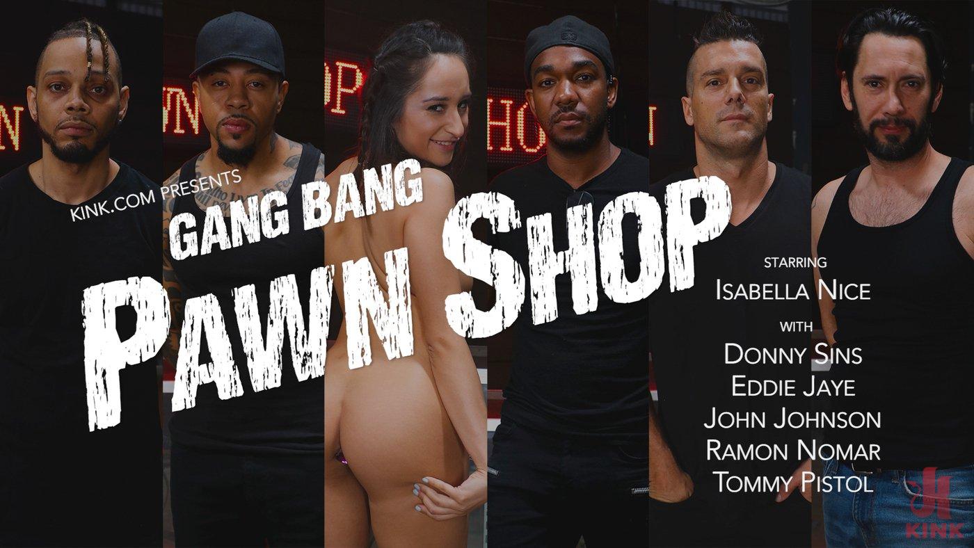 Photo number 16 from Gang Bang Pawn Shop: Isabella Nice Pays off Debt with All Her Holes shot for Bound Gang Bangs on Kink.com. Featuring John Johnson, Tommy Pistol, Ramon Nomar, Eddie Jaye, Donny Sins and Isabella Nice in hardcore BDSM & Fetish porn.