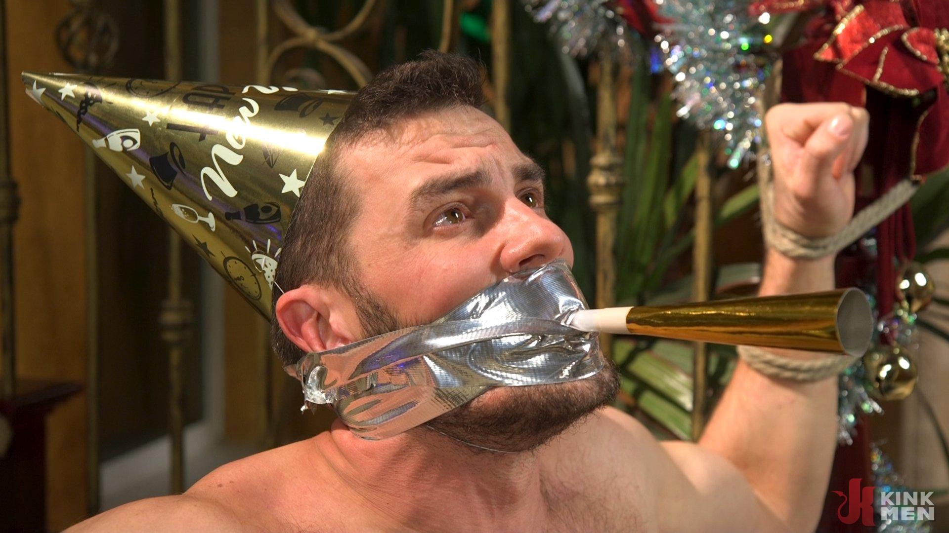 Photo number 10 from Homo Alone Part 2: Pizza Man Michael DelRay Punishes Vander Pulaski shot for Bound Gods on Kink.com. Featuring Michael DelRay and Vander Pulaski in hardcore BDSM & Fetish porn.