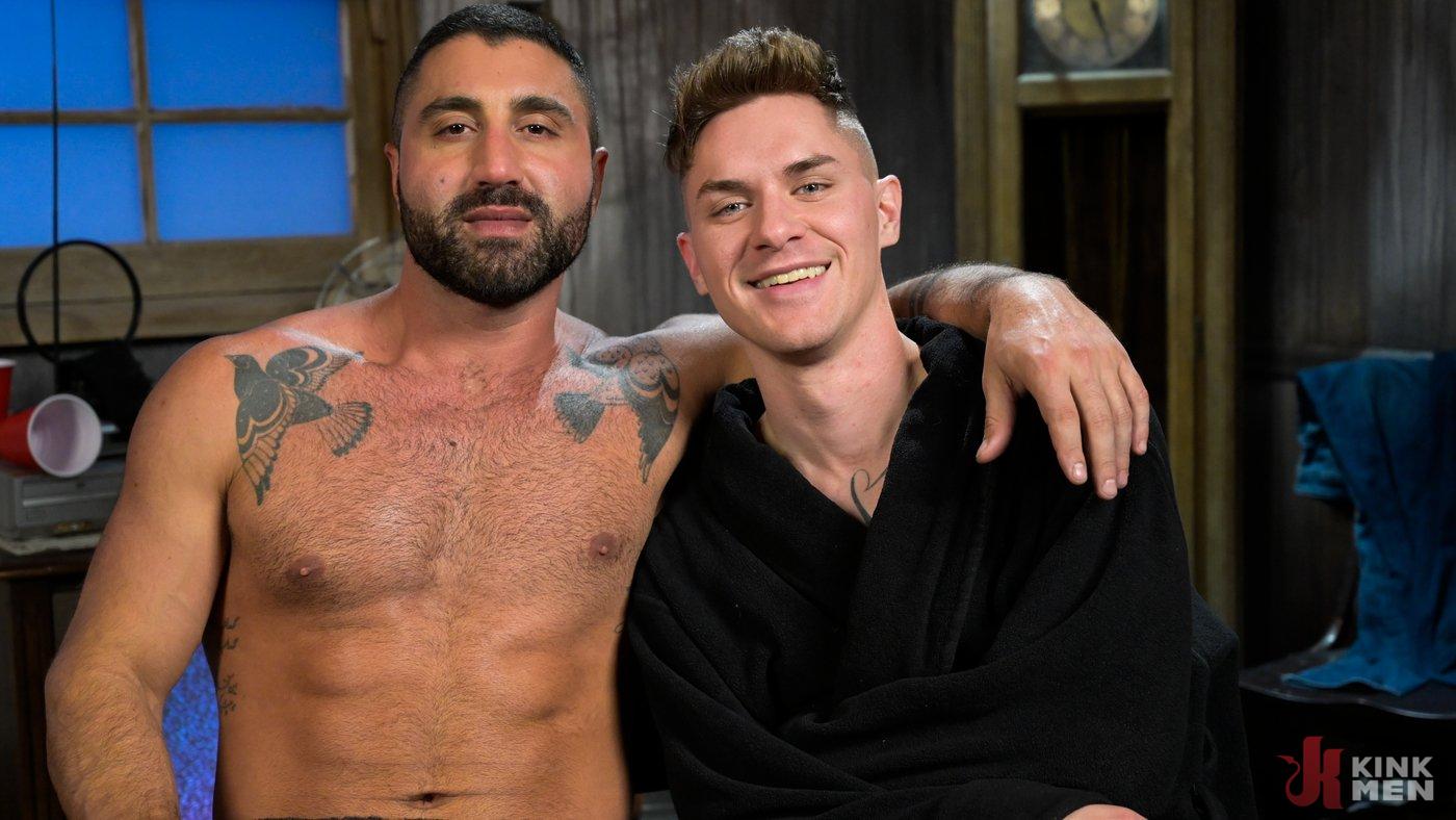 Photo number 17 from Bound Initiation: Sharok Breaks in New Fraternity Pledge Zak Bishop shot for Bound Gods on Kink.com. Featuring Sharok and Zak Bishop in hardcore BDSM & Fetish porn.