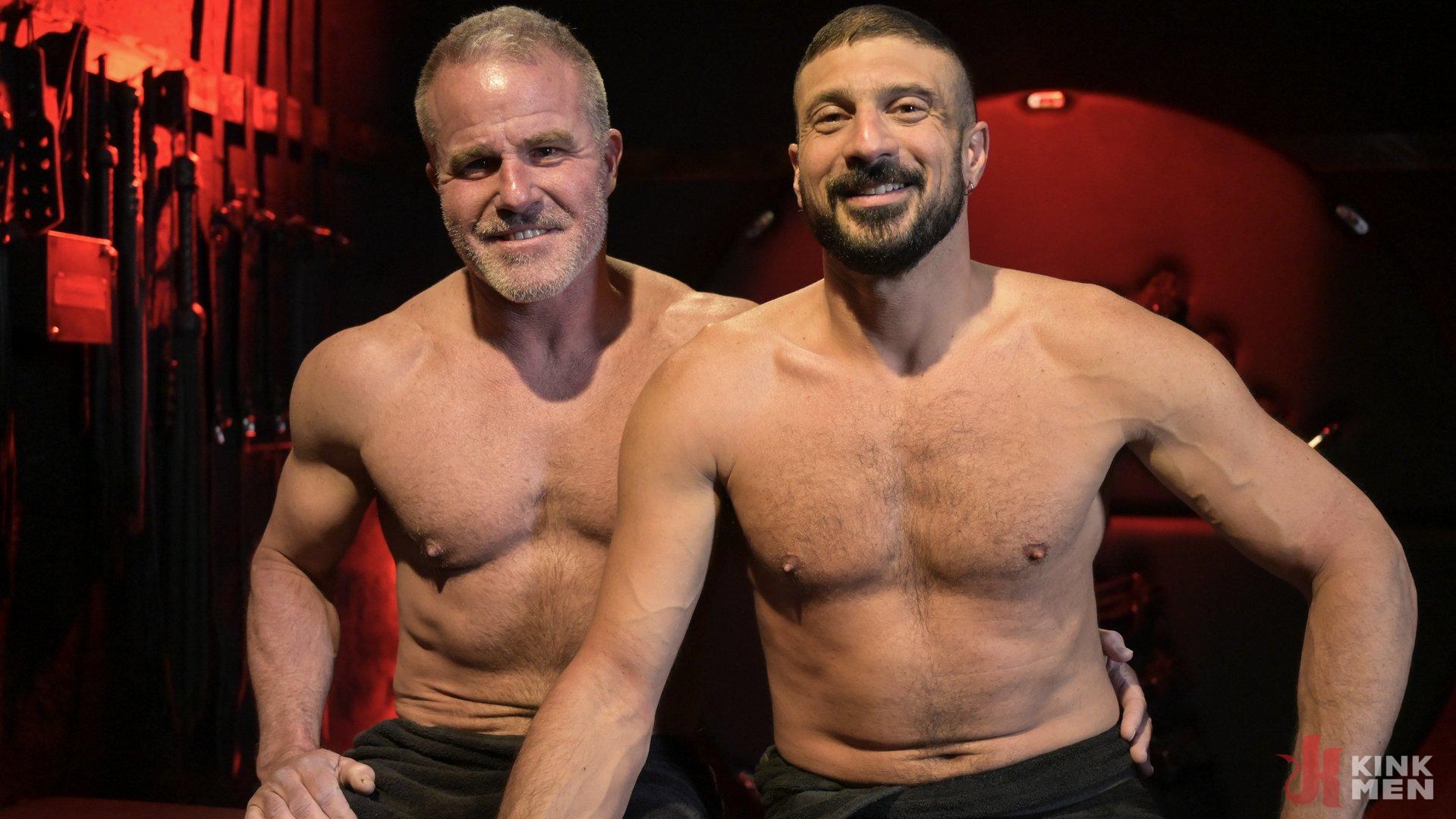 Photo number 22 from Power Fuck: Hot Leather Men Inflict Muscle Domination & Intense Pain shot for Bound Gods on Kink.com. Featuring Marco Napoli and Dale Savage in hardcore BDSM & Fetish porn.