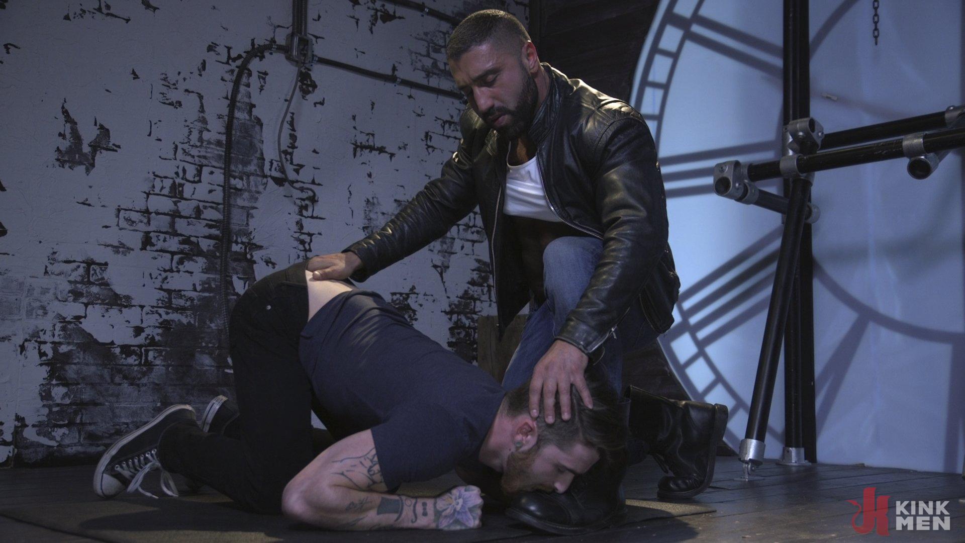 Photo number 2 from Cheating Slut: Nick Milani Submits to Sharok and His Hard Cock shot for Bound Gods on Kink.com. Featuring Sharok and Nick Milani in hardcore BDSM & Fetish porn.