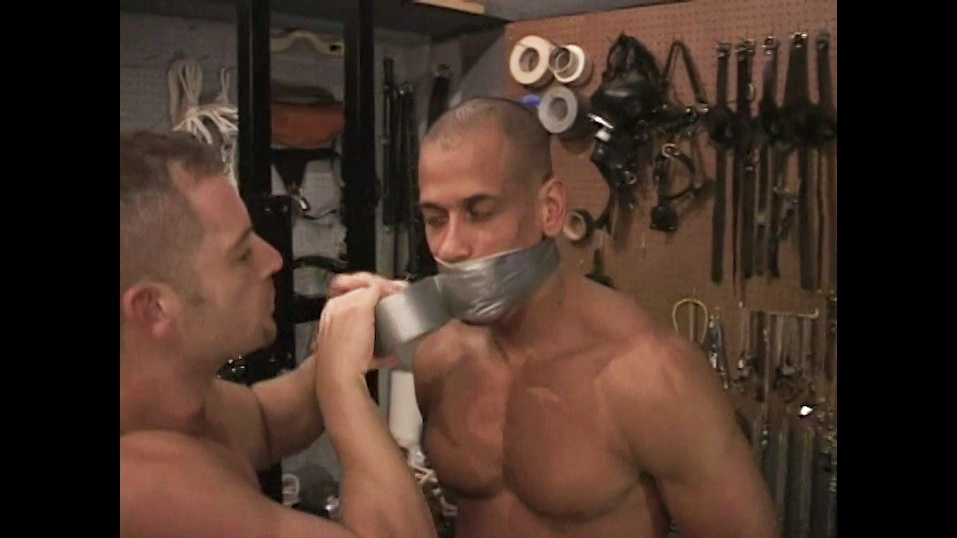 Photo number 3 from BONDAGE BUDDIES: MILITARY TIES - In the Cock-Stocks shot for Bound And Gagged on Kink.com. Featuring Diego Alvarez and Doug Jeffries in hardcore BDSM & Fetish porn.