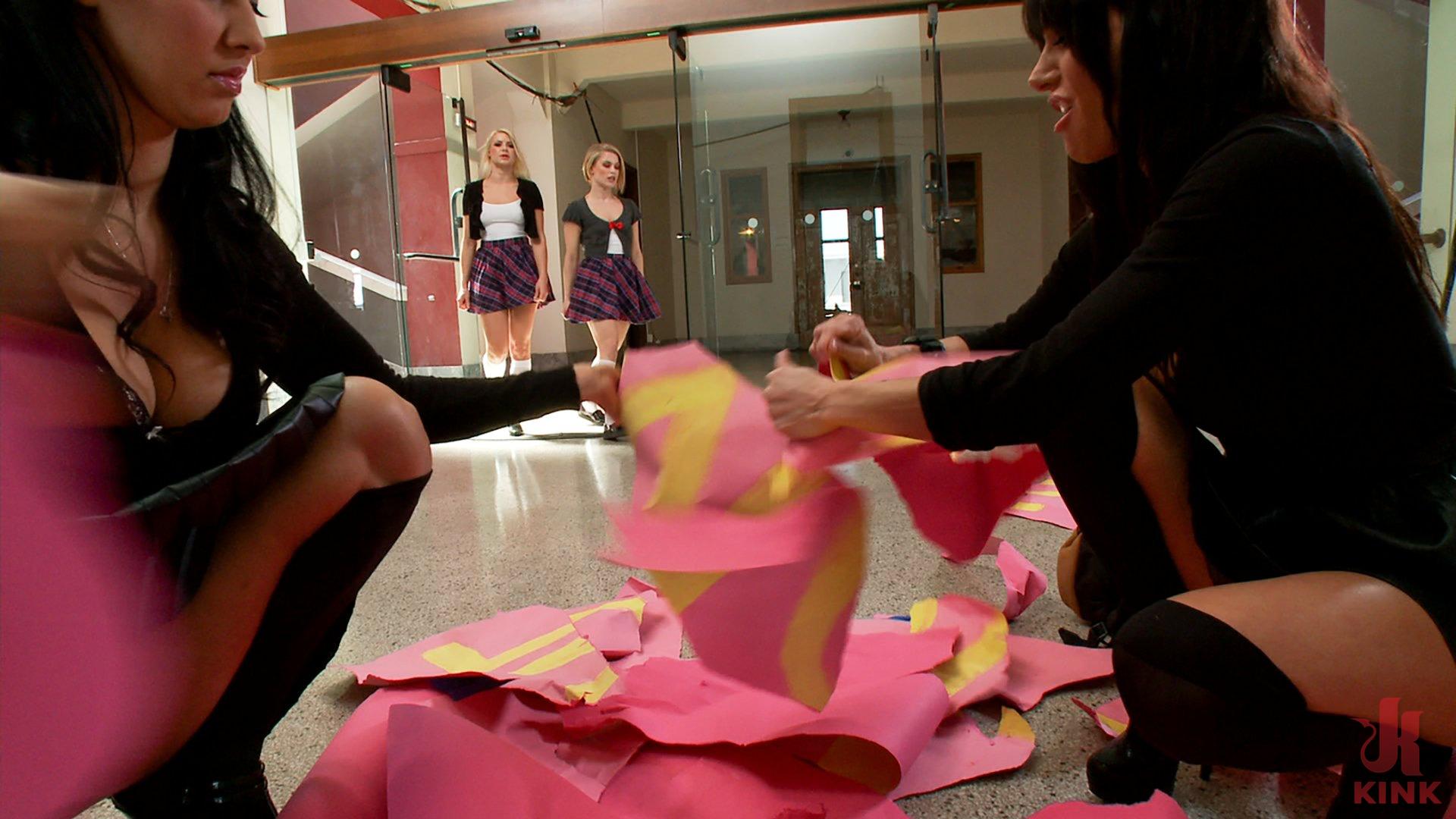 Photo number 1 from Destroying The Homecoming Queen shot for Kink Classics on Kink.com. Featuring Anikka Albrite, Ash Hollywood, Isis Love and Gia DiMarco in hardcore BDSM & Fetish porn.