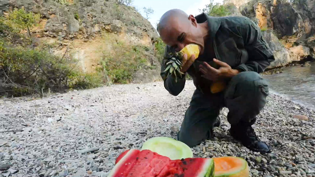 Photo number 2 from King Noire: Man Vs. Mango shot for Kinky Bites Men on Kink.com. Featuring King Noire in hardcore BDSM & Fetish porn.