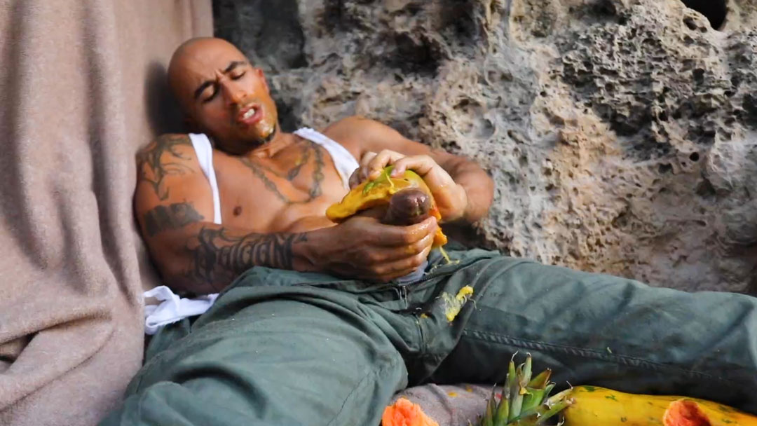 Photo number 11 from King Noire: Man Vs. Mango shot for Kinky Bites Men on Kink.com. Featuring King Noire in hardcore BDSM & Fetish porn.