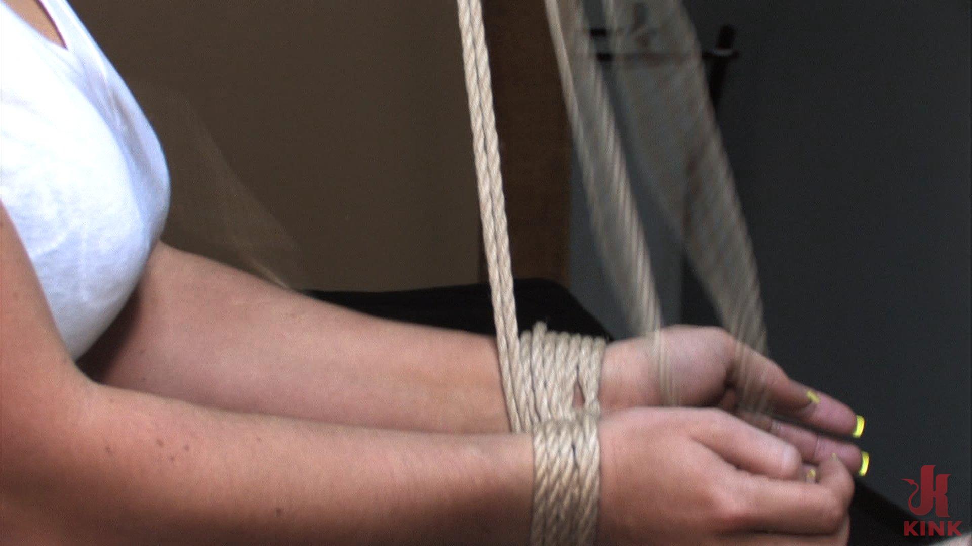 Photo number 2 from Lochai Demonstrates 2 Easy Ties You Can Learn in Minutes shot for Kink University on Kink.com. Featuring Lochai and Bella Rossi in hardcore BDSM & Fetish porn.