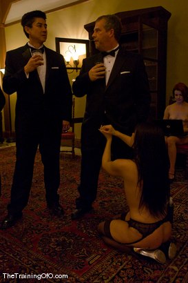 Photo number 11 from **Classic Shoot**  The First Supper, Part One shot for The Upper Floor on Kink.com. Featuring Maestro, Satine Phoenix, Cherry Torn, Bella Rossi, Lobo, Lilla Katt, Peter, Princess Donna Dolore, Tomcat, Van Darkholme, Matt Williams, Maitresse Madeline Marlowe, James, Mister Torn, Nina No, Laura Antoniou and Miss Jade Indica in hardcore BDSM & Fetish porn.