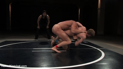 Photo number 2 from Shane Erickson vs Rusty Stevens  The Water Match shot for Naked Kombat on Kink.com. Featuring Rusty Stevens and Shane Erickson in hardcore BDSM & Fetish porn.